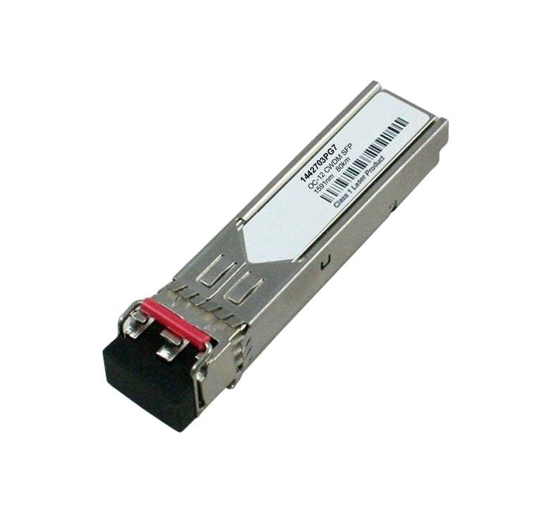 1442703PG7 Adtran 622Mbps OC-12/STM-4 CWDM LR-2 Single-mode Fiber 80km 1591nm Duplex LC Connector SFP Transceiver Module