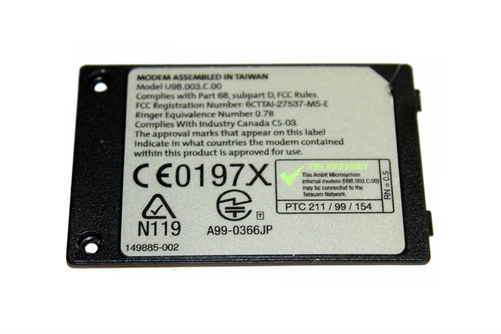 149885-002 Compaq Modem Cover Door Armada M700