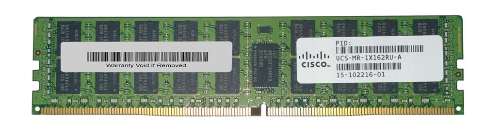 15-102216-01 Cisco 16GB PC4-17000 DDR4-2133MHz Registered ECC CL15 288-Pin DIMM 1.2V Dual Rank Memory Module