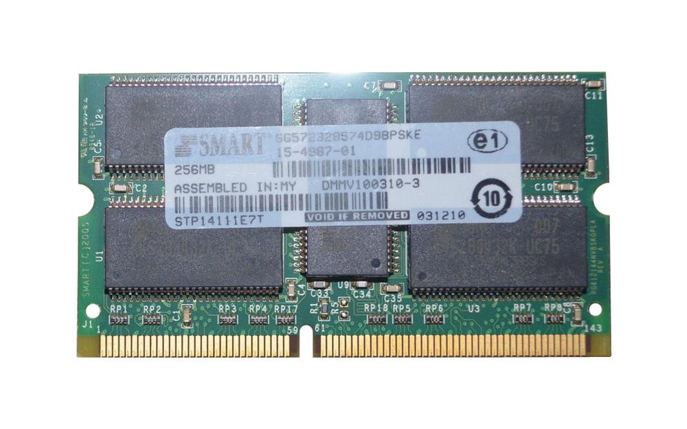 15-4987-01 Cisco 256MB ECC 144-Pin SoDimm Memory Module for Cisco 6000/6500