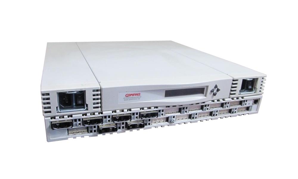 158223-B21 Compaq StorageWorks 16-Ports Fibre Channel Full Duplex SAN Switch (Refurbished)