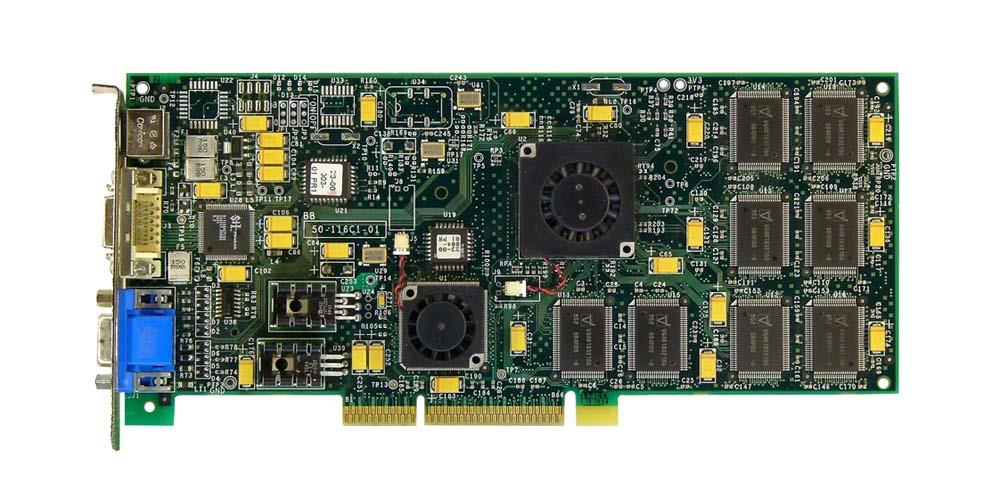 159629-001 Compaq PCI WS Labs Oxygen GVX1 Graphics Card VGA and Digital ports
