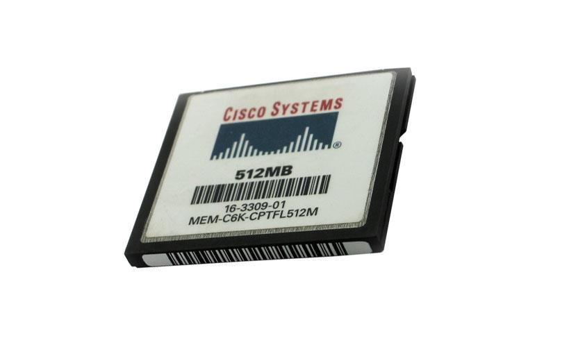 16-3309-01 Cisco 512MB CompactFlash (CF) Memory Card
