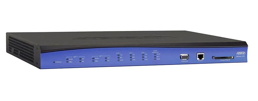1700630E1 Adtran NetVanta 4430 1x WAN Module 2x NIM 1x DIMM 2x SFP (mini-GBIC) 1x CompactFlash (CF) Card 1x 10/100Base-TX LAN 2x 10/100/1000Base-T Access Router (Refurbished)