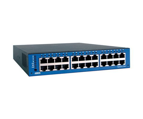 17101514PF1 Adtran Netvanta 1510-24P Ethernet Switch - 24 Ports - Manageable - Gigabit Ethernet - 1000Base-T, 1000Base-SX, 1000Base-LX - 3 Layer Supported - 4 SFP Slots - Twisted Pair, Optical Fiber - 1U High -  (Refurbished)