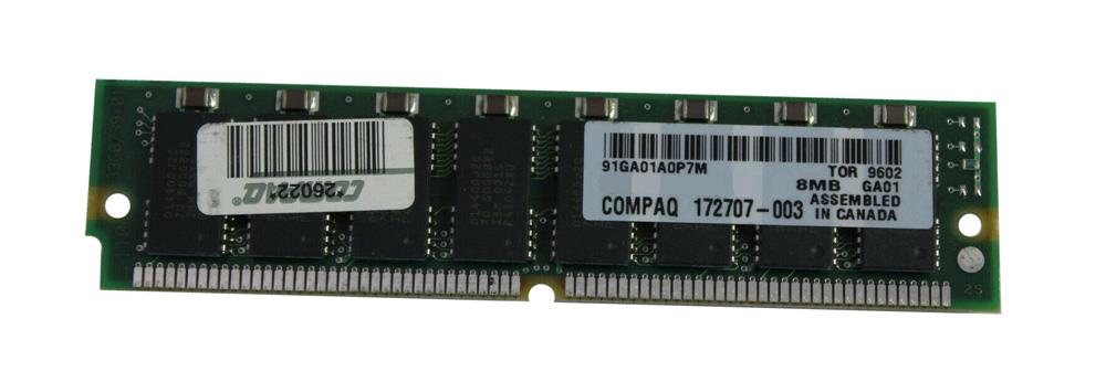 172707-003 Compaq 8MB EDO 60ns 72-Pin DIMM Memory Module