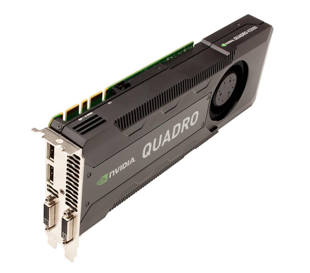 180-12004-1005-B02 Nvidia Quadro K5000 4GB DDR5 256-bit PCI Express 2.0 x16 Dual-Link DVI/ 2x Displayport Workstation Video Graphics Card for Apple Mac