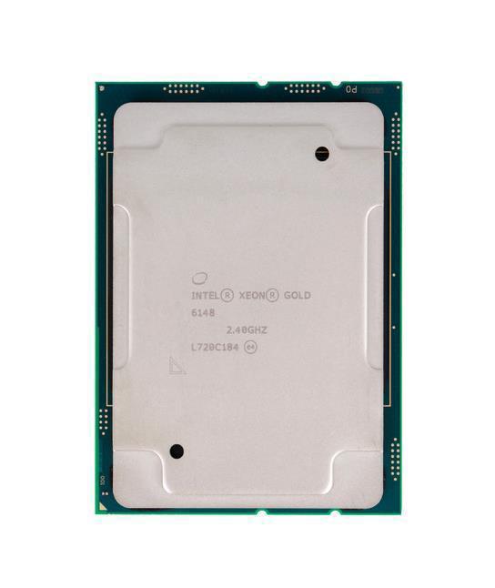 18G6P Intel Xeon Gold 6148F 20-Core 2.40GHz 10.40GT/s UPI 27.5MB L3 Cache Socket LGA3647 Processor