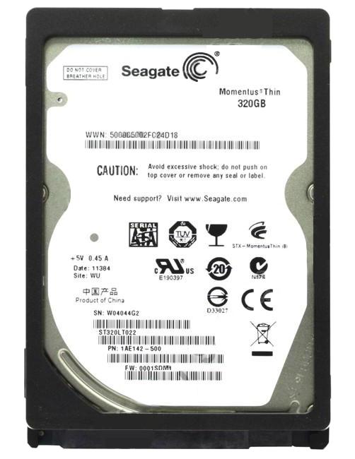 1AE142-500 Seagate Momentus 5400.6 320GB 5400RPM SATA 3Gbps 16MB Cache 2.5-inch Internal Hard Drive