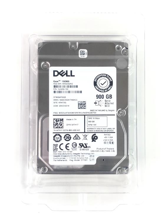 1UV230-150 Dell 900GB 15000RPM SAS 12Gbps 2.5-inch Internal Hard Drive