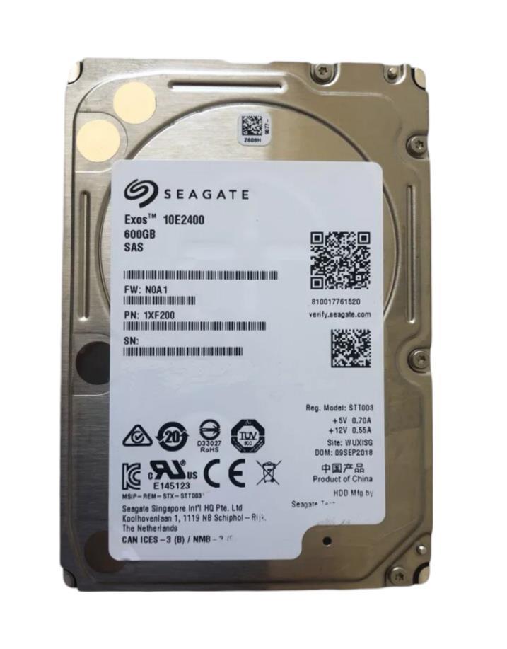 1XF200-952 Seagate Enterprise Performance 10K 600GB 10000RPM SAS 12Gbps 128MB Cache (512n) 2.5-inch Internal Hard Drive