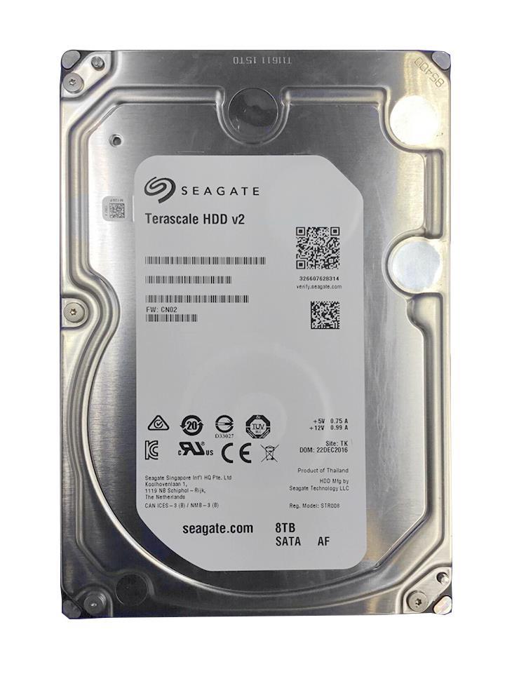 1XX112-536 Seagate Enterprise NAS 8TB 7200RPM SATA 6Gbps 256MB Cache (512e) 3.5-inch Internal Hard Drive
