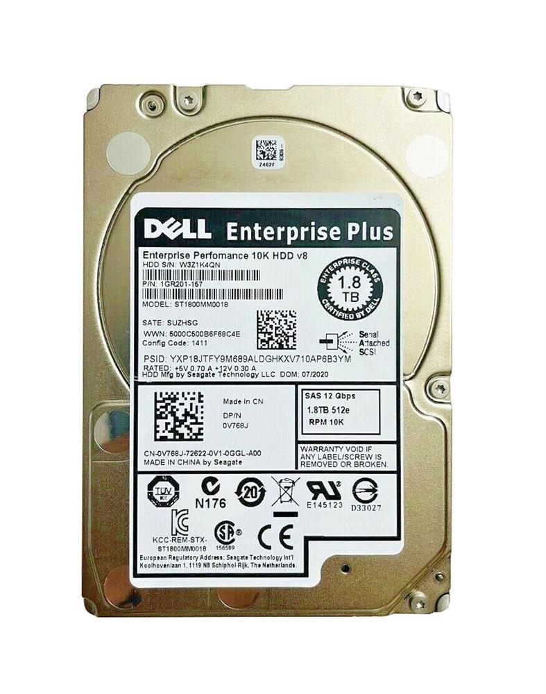 1XZ231-150 Dell 1.8TB 10000RPM SAS 12Gbps 2.5-inch Internal Hard Drive