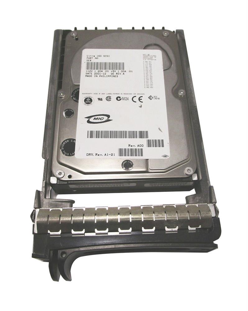 20YTF Dell 18GB 15000RPM Ultra-160 SCSI 80-Pin Hot Swap 4MB Cache 3.5-inch Internal Hard Drive