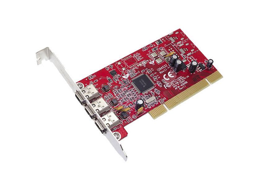 210-2400 Dell 3-port Fireconnect Firewire Ieee1394 PCI Controller Card