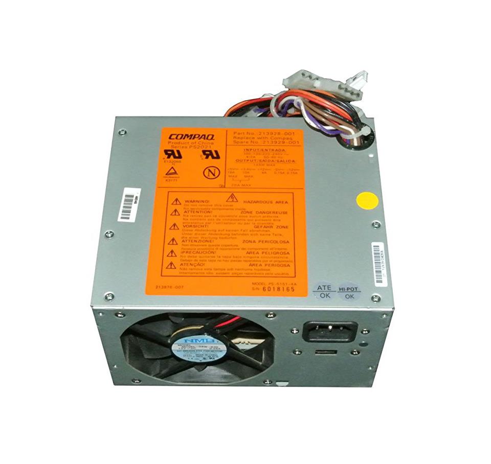 213929-001 HP 145-Watts ATX Power Supply for Prolinea E Series