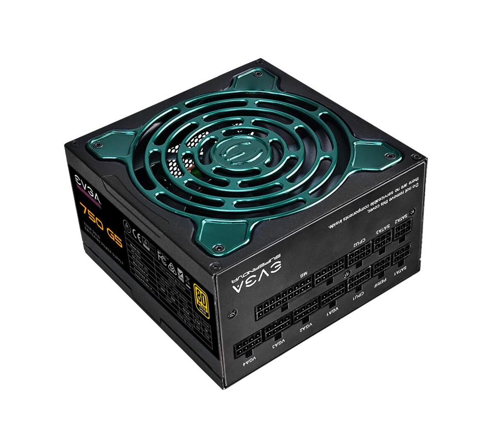 220-G5-0750-X1 EVGA 750-Watts ATX 12V 24-Pin Power Supply