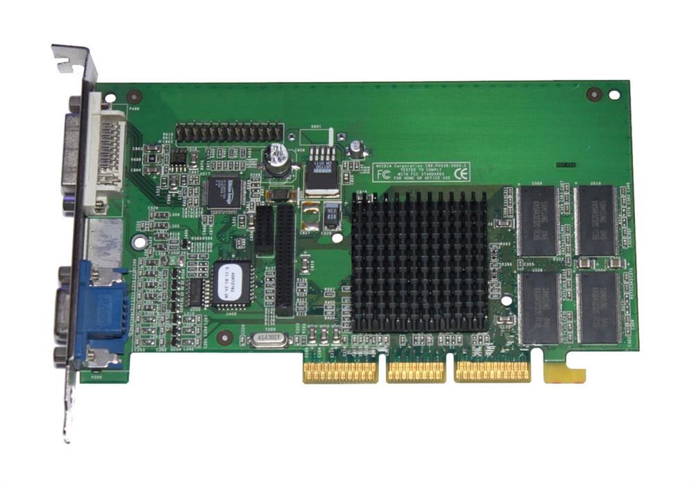 221411-002 Nvidia Quadro2 MXR 32 MB AGP 1x VGA + 1x DVI Video Graphics Card