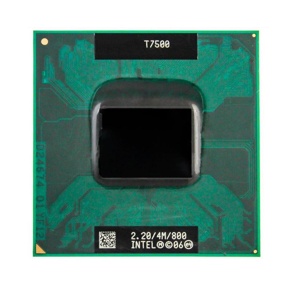222-7944 Dell 2.20GHz 800MHz FSB 4MB L2 Cache Intel Core 2 Duo T7500 Mobile Processor Upgrade
