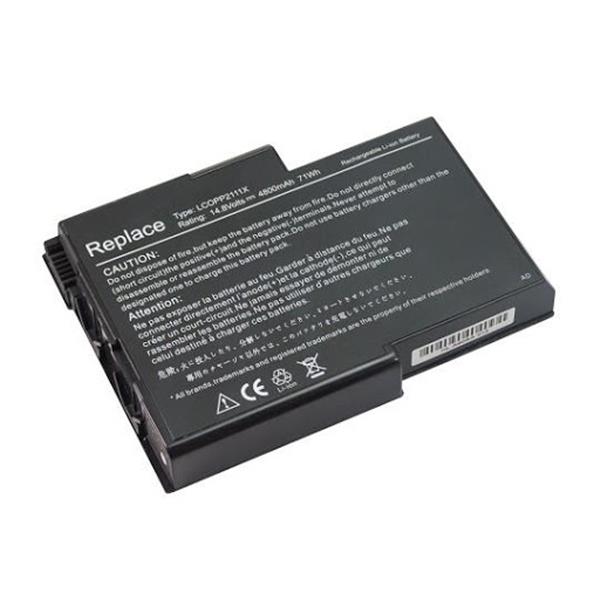 231962-001N HP 14.8v 4400mAh Li-ion Laptop Battery (Black) for EVO N150 Series Notebook PCs and Sharp Mebius PC-XJ800R/PC-AR50 (Refurbished)