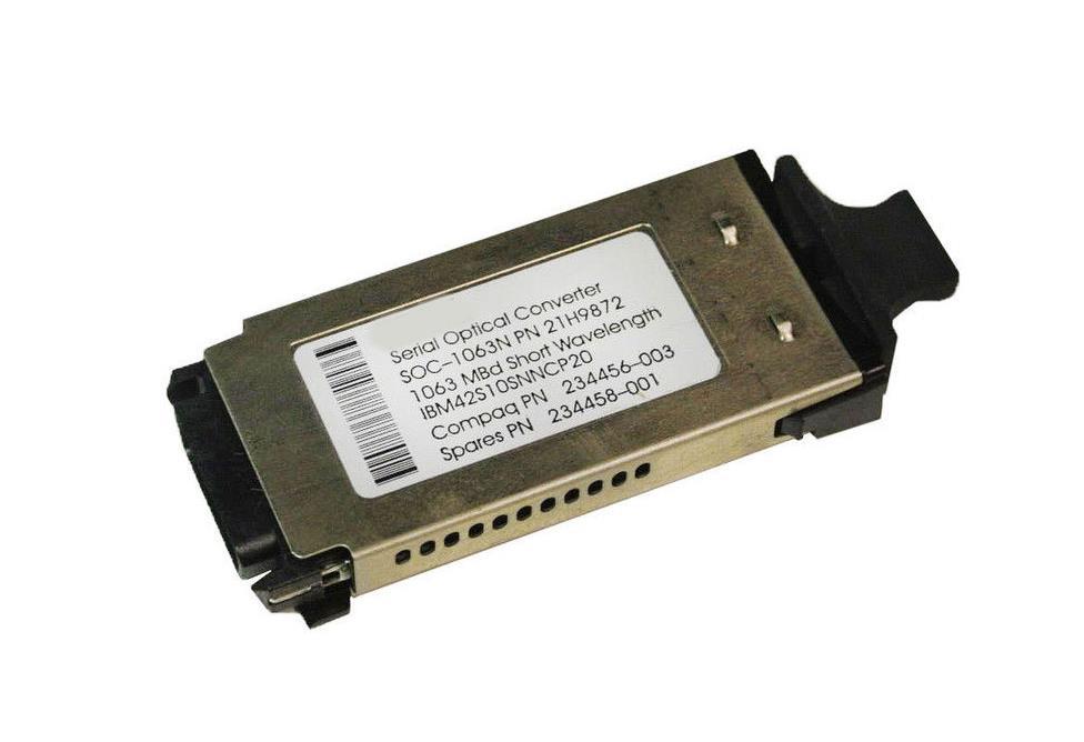 234456-003 HP 1Gbps Short Wave Fibre Channel SC Connector GBIC Transceiver Module