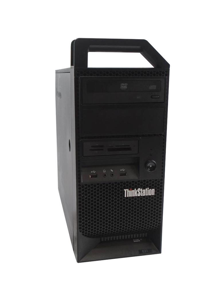 2555EJU Lenovo ThinkStation E31 Tower Workstation - 1 x Processors Supported - 1 x Intel Xeon E3-1230V2 Quad-core (4 Core) 3.30 GHz (Refurbished)
