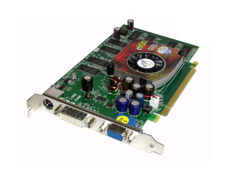 256-P2-N369-TX EVGA GeForce 6600 256MB DDR PCI Express x16 S-Video/ DVI/ VGA Video Graphics Card