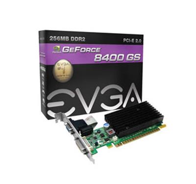 256P3N722LR EVGA Nvidia GeForce 8400 GS 256MB DDR2 64-Bit DVI/ VGA PCI-Express 2.0 x16 Video Graphics Card