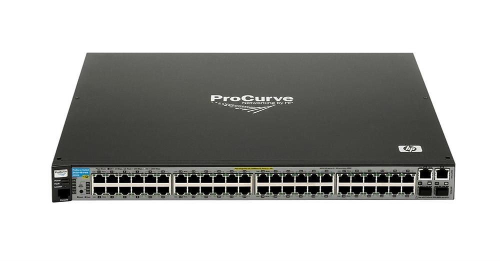 2610-48-PWR HP Procurve 48-Ports RJ-45 PoE Manageable Layer3 Fast Ethernet Switch with 2x SFP Ports (Refurbished)