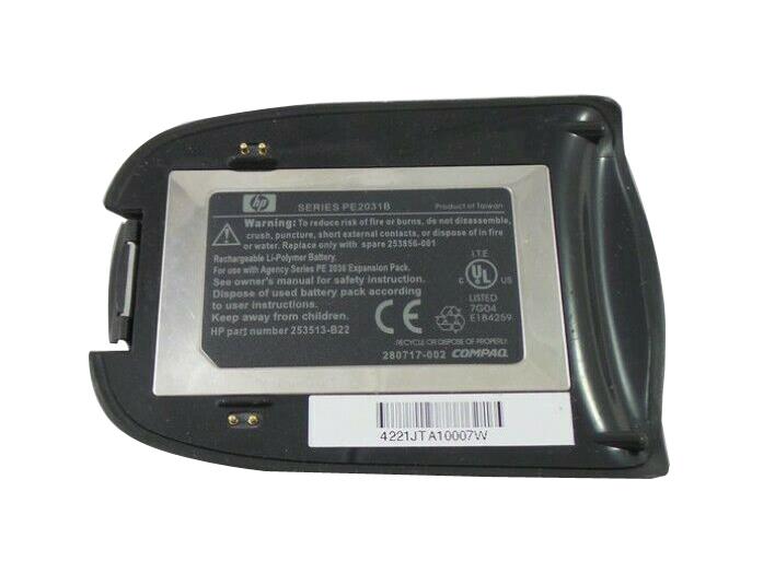 280717-001 Compaq 1800mAh Extended Expansion Pack Battery (Removeable Jacket) Ipaq H3100 H3600 H3700 H3800 H3900 Pocket Pc (Refurbished)