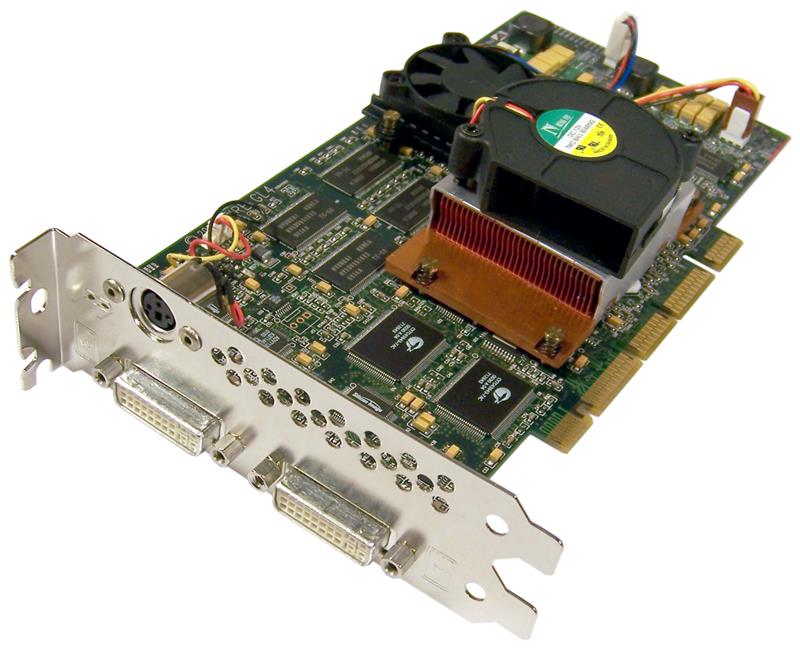 28130070-001 ATI Fire GL4 2x DVI/ AGP 4x Video Graphics Card