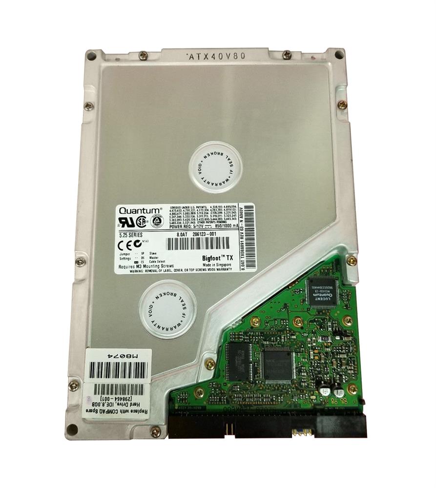 286123-001 Compaq 8GB 5.25-Inch IDE Hard Drive