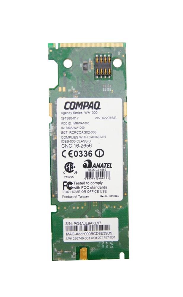 286749-001-06 Compaq W200 Wireles Lan MultIPort Mod Ule Us 11MBps Ieee 802.