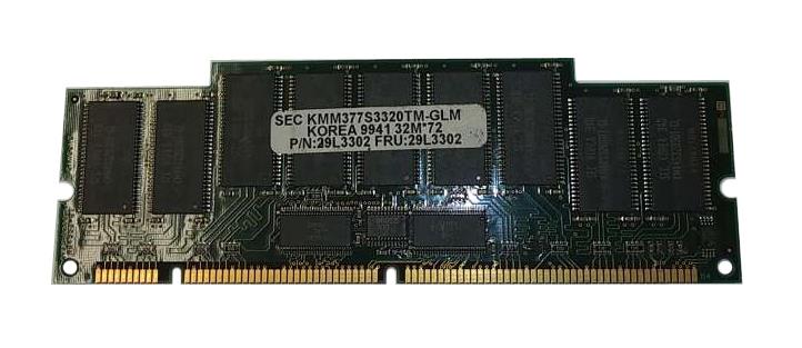 29L3302 IBM 256MB PC100 100MHz ECC Registered CL2 168-Pin DIMM Memory Module