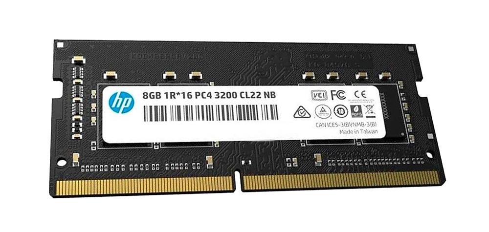 2C5Q2AV HP 8GB PC4-25600 DDR4-3200MHz Non-ECC Unbuffered CL22 260-Pin SoDIMM 1.2V Single Rank Memory Module