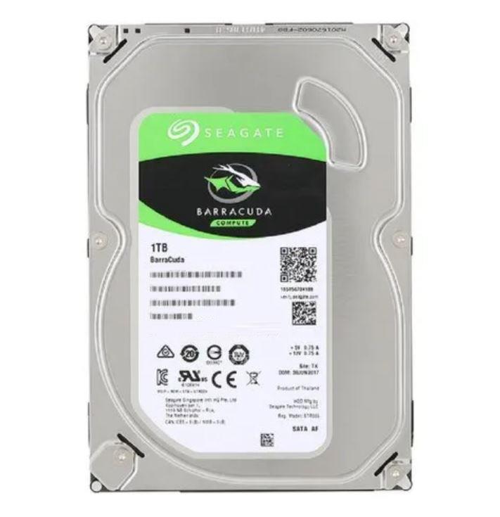 2EP102-315 Seagate BarraCuda 1TB 7200RPM SATA 6Gbps 64MB Cache (4K) 3.5-inch Internal Hard Drive