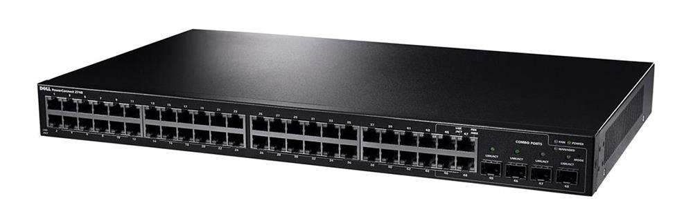 2J977 Dell PowerConnect 2748 48-Ports Gigabit Ethernet Managed Switch (Refurbished)