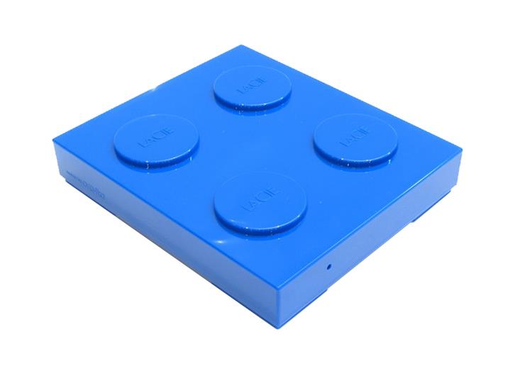 301057 LaCie Brick Mobile 40GB 5400RPM USB 2.0 FireWire 400 2.5-inch External Hard Drive (Blue) (Refurbished)
