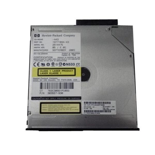 303557-930 HP 24x / 8x / 24x CD-RW Multibay Slimline Optical Drive (Carbon Black) for Evo Business N600C, N610C and N620C Notebook