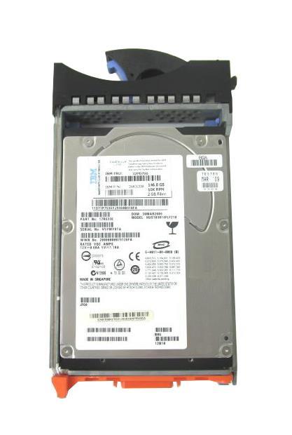 32P0766 IBM 146.8GB 10000RPM Fibre Channel 2Gbps Hot Swap 3.5-inch Internal Hard Drive