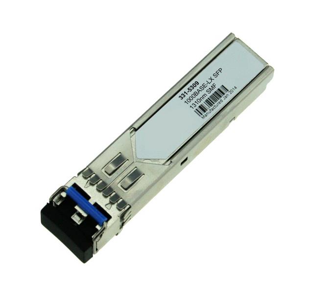 331-5309 Dell 1Gbps 1000Base-LX Single-mode Fiber 10km 1310nm Duplex LC Connector SFP Transceiver Module