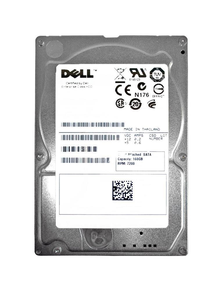341-3927 Dell 160GB 7200RPM SATA 3Gbps Hot Swap 3.5-inch Internal Hard Drive