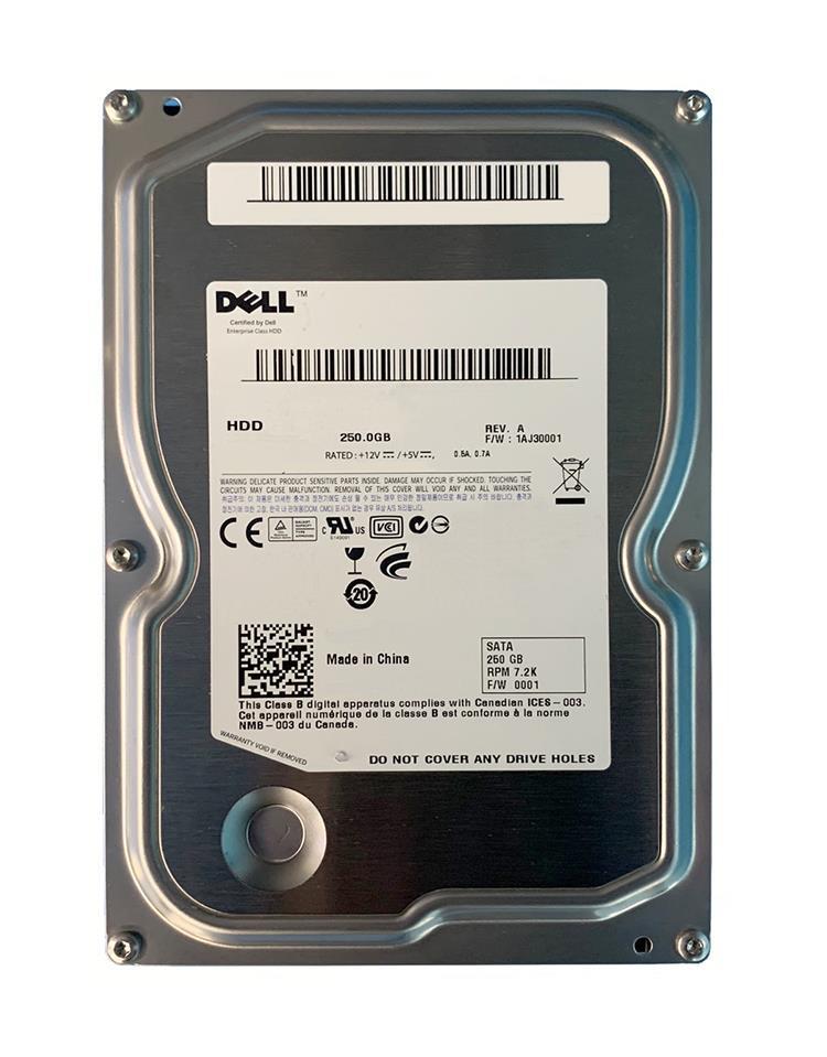 342-0658 Dell 250GB 7200RPM SATA 3Gbps 2.5-inch Internal Hard Drive for Latitude L13