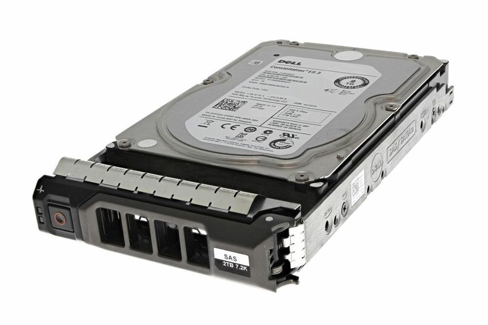 342-1823 Dell 2TB 7200RPM SAS 6Gbps Nearline Hot Swap 3.5-inch Internal Hard Drive with Tray