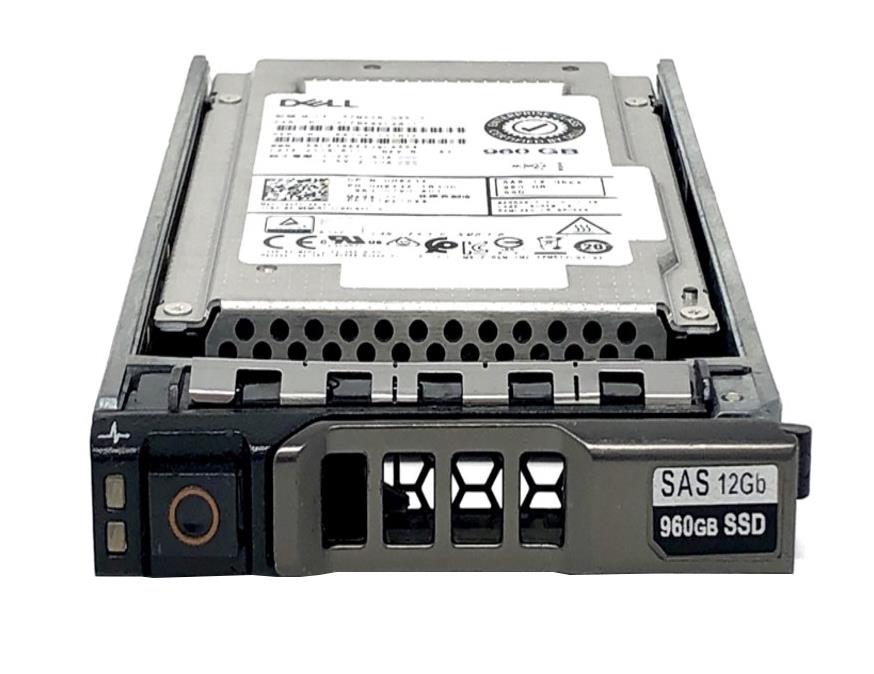 345-BCRO Dell 960GB SAS 12Gbps Self Encrypting Sed Mixed Use (512e) 2.5-inch Internal Solid State Drive (SSD)