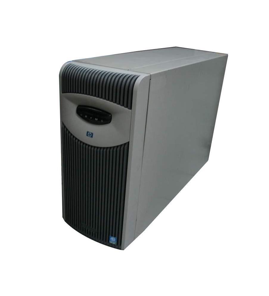 359211-041 HP ProLiant ML350 G3 Tower Server Xeon 2.8GHz 1MB L3 Cache Processor 512MB PC2100 DDR-266MHz ECC Memory No Hard Drive 48x IDE CD-ROM Dual Channel Ultra3 SCSI Adapter NC7760 PCI Gigabit Ethernet (Refurbished)