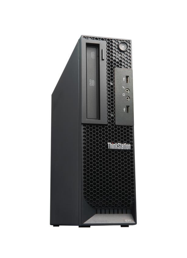 3695QEU Lenovo ThinkStation E31 Small Form Factor Workstation - 1 x Processors Supported - 1 x Intel Core i7 (3rd Gen) i7-3770 Quad-core (4 Core) 3.40 GHz (Refurbished)