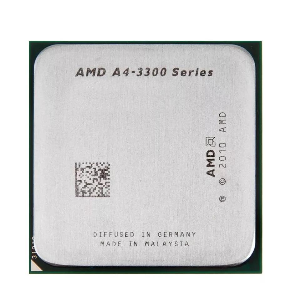36AD3300T AMD A4-3300 Dual-Core 2.50GHz 2 x 512KB L2 Cache Socket FM1 Processor