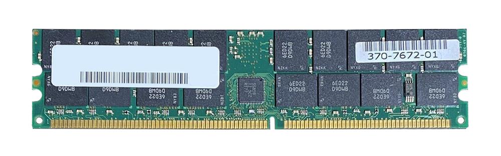 370-7672 Sun 2GB PC2700 DDR-333MHz Registered ECC CL2.5 184-Pin DIMM 2.5V Memory Module for Sun Fire V445 V215 V245