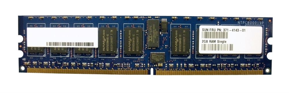371-4143-01 Sun 2GB PC2-5300 DDR2-667MHz ECC Registered CL5 240-Pin DIMM Dual Rank Memory Module